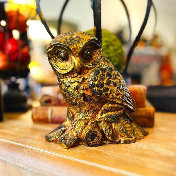 ❌SOLD❌MCM GOLD OWL - Picture 4 of 12